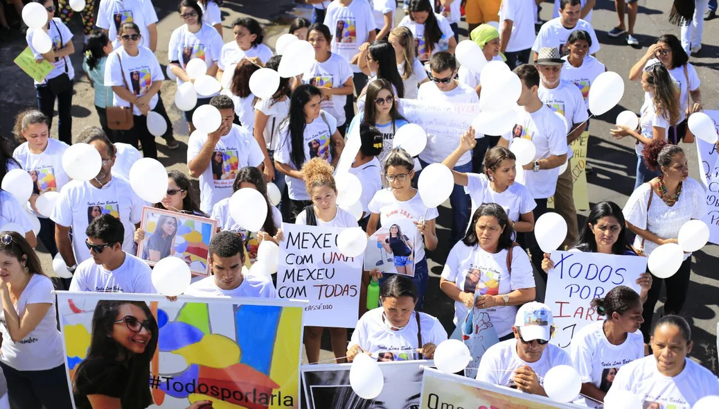 Caminhada ocorreu na Miguel Rosa e Frei Serafim