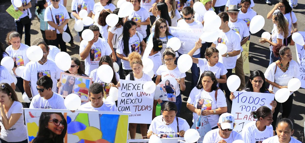 Caminhada ocorreu na Miguel Rosa e Frei Serafim