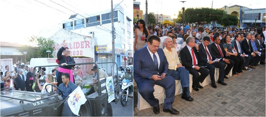 Autoridades prestigiaram a solenidade de posse de Dom Edvalter Andrade
