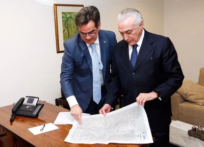 Ciro Nogueira com o presidente Temer