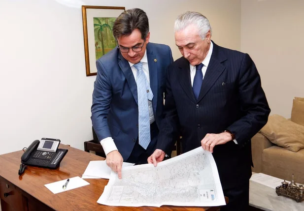 Ciro Nogueira com o presidente Temer