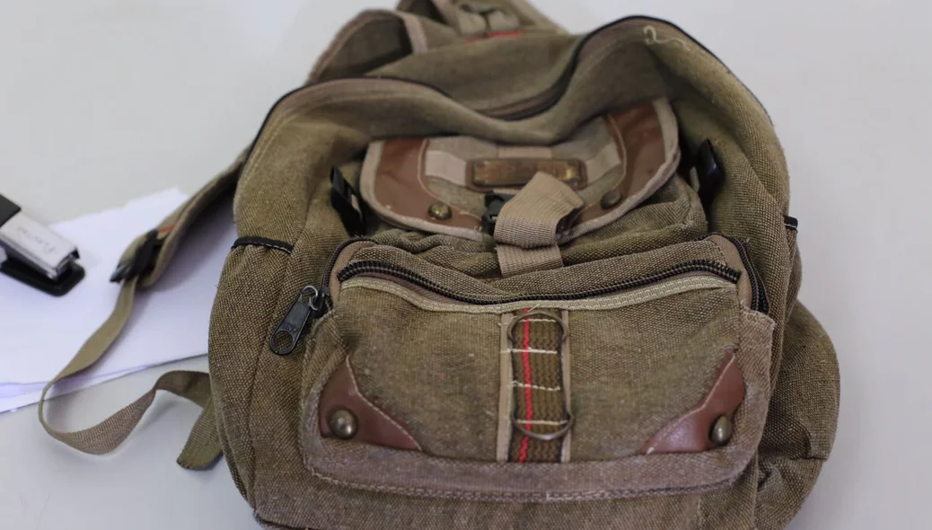 Mochila da vítima