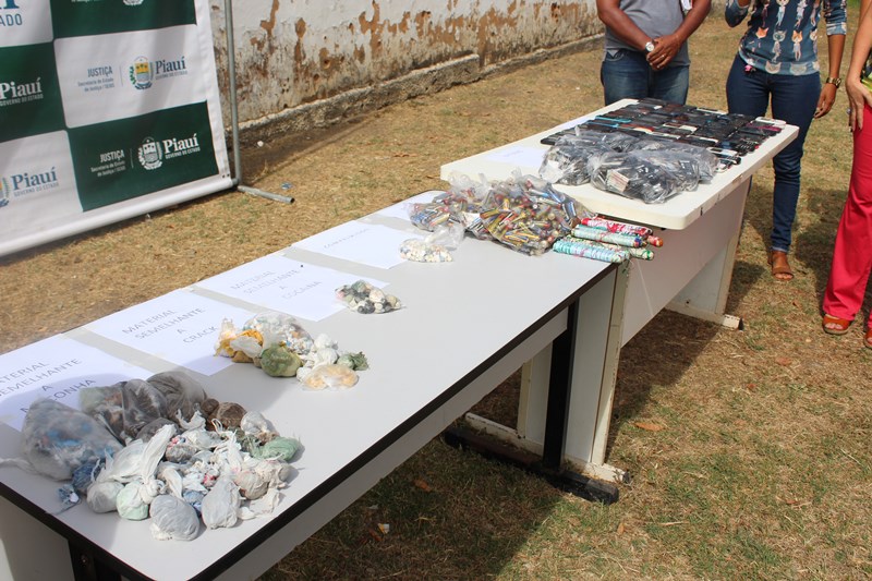 1,2 kg de maconha, 500g de crack e cocaína que foram incinerados durante implantação do projeto Nortear.