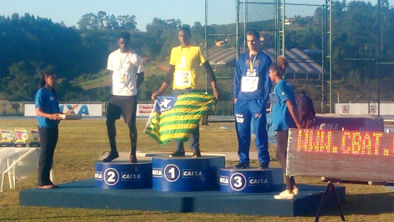 Luís Fabio ficou em primeiro lugar 