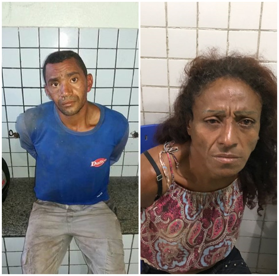 Suspeitos de tráfico de drogas na cidade de Altos