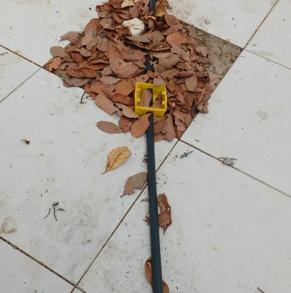 O local esta sendo usando por usuários de drogas