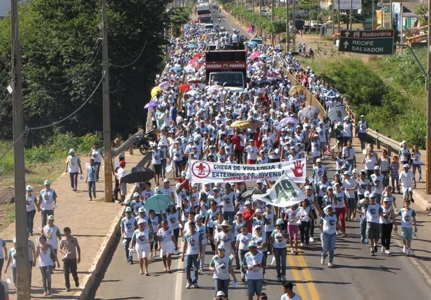 Diocese realiza Caminhada da Solidariedade e da Paz em Picos