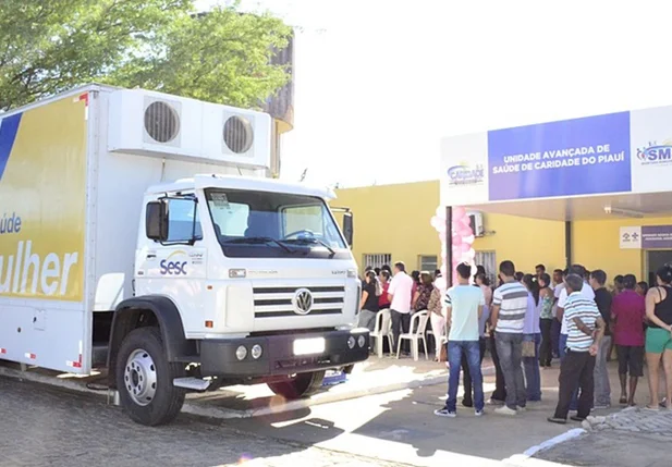 ‘Saúde Mulher’ realiza exames gratuitos em Caridade do Piauí