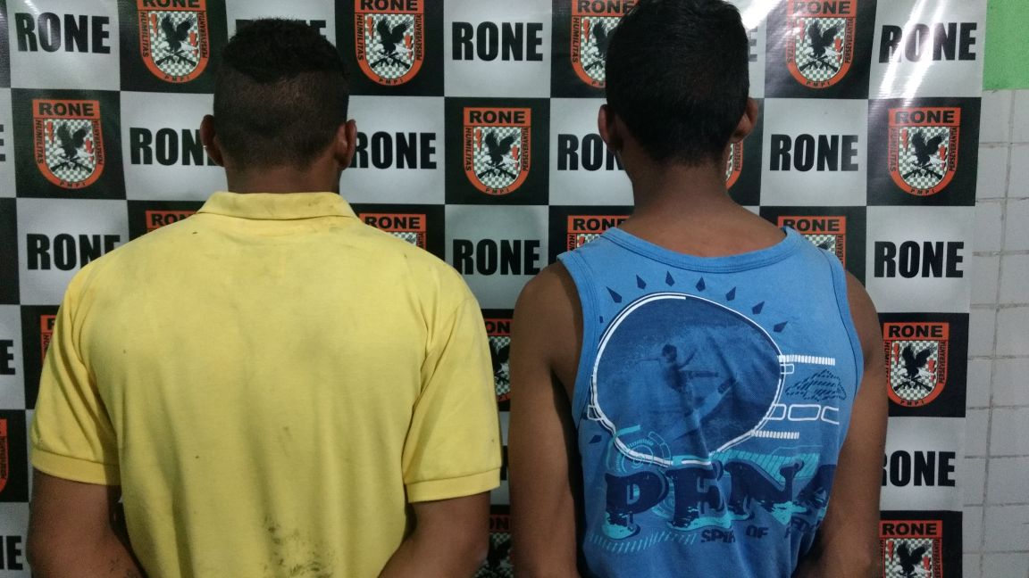 Suspeitos de praticar assaltos no bairro Vila do Avião
