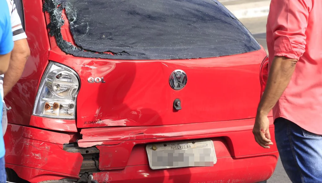 Carro envolvido no acidente