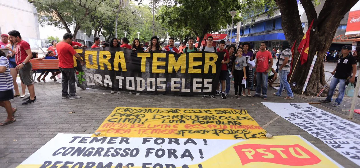 Paralisação no centro de Teresina
