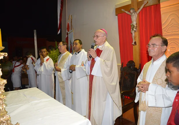 Celebrantes da missa solene da festa