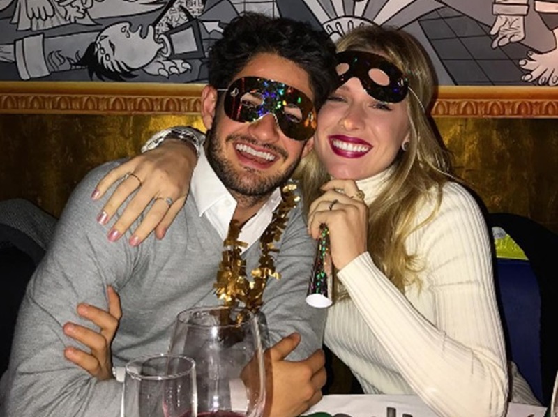 Alexandre Pato e Fiorella Mattheis