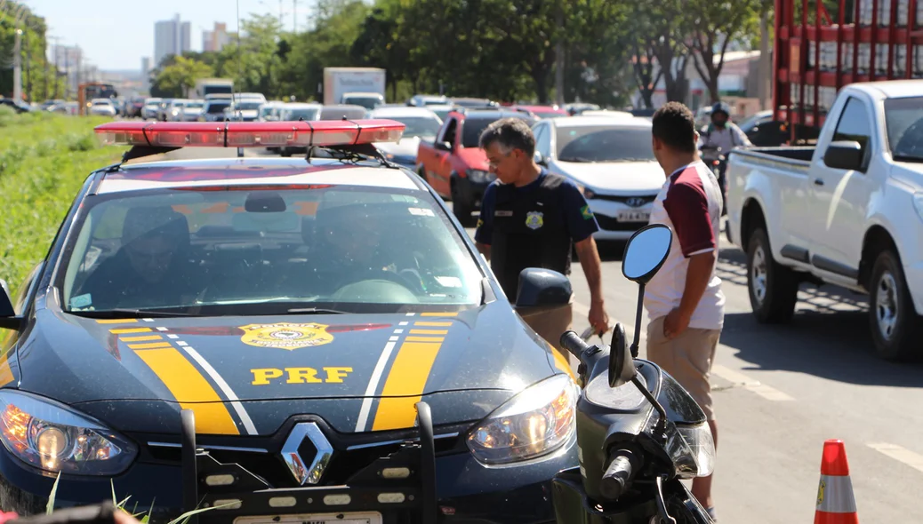 PRF compareceu ao local