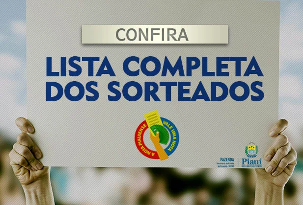 Sorteados da Nota Piauiense