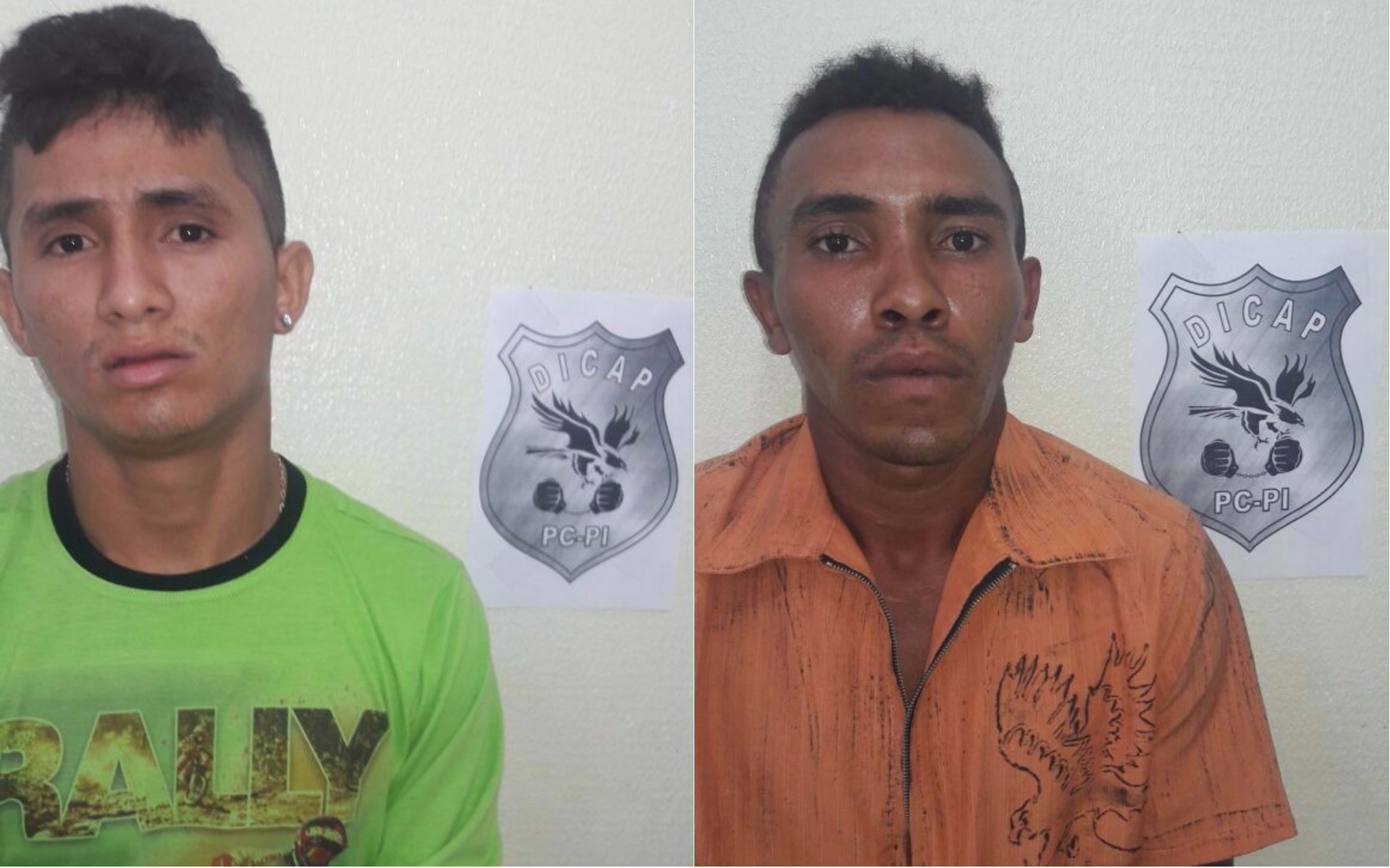  Anderson Araújo Carneiro, de 23 anos, e Vigerlúcio de Oliveira Costa, de 27 anos