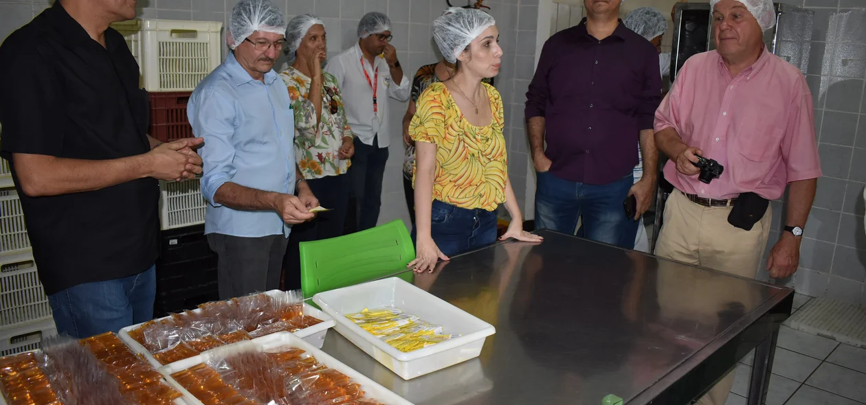 Estoque de mel em sachê