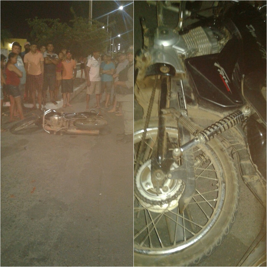 Jovem provoca acidente ao fazer manobras arriscadas