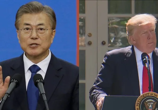 Moon Jae-In e Donald Trump