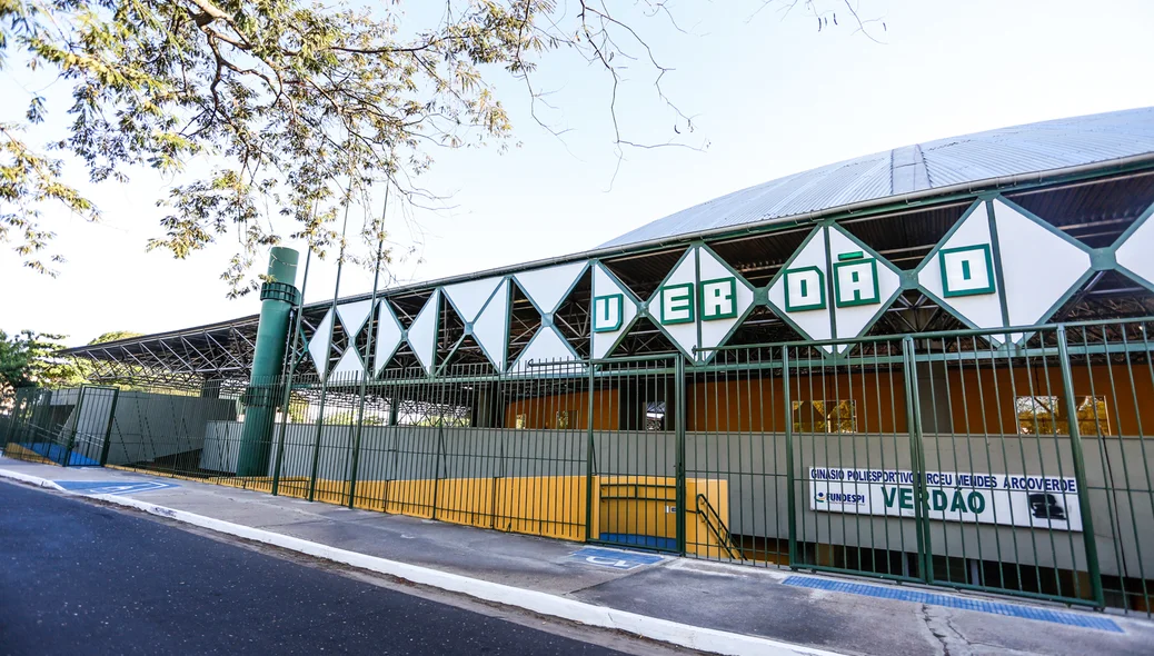 Nova fachada do ginásio verdão 