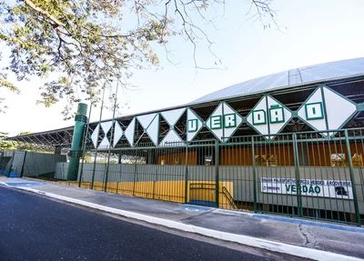 Nova fachada do ginásio verdão 