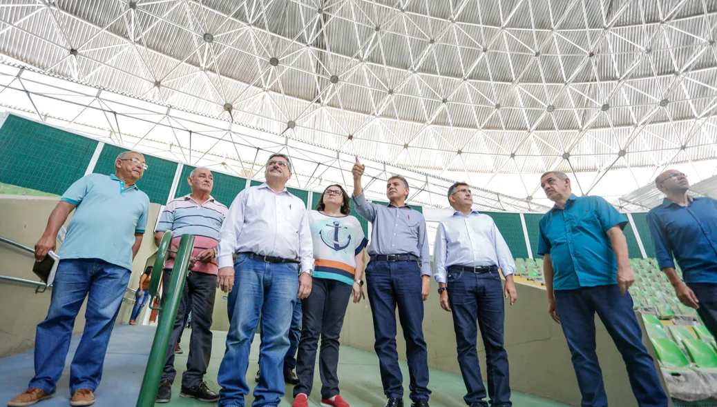 Visita a obras do verdão 