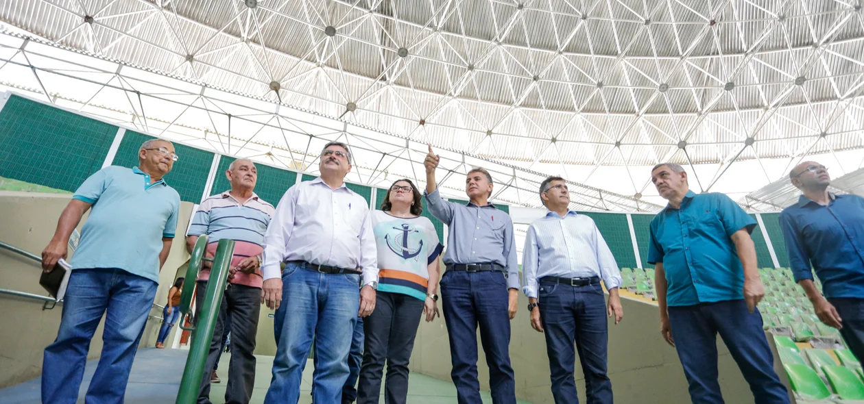 Visita a obras do verdão 