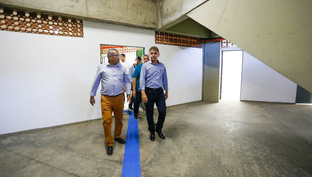 Visita ao ginásio poliesportivo 