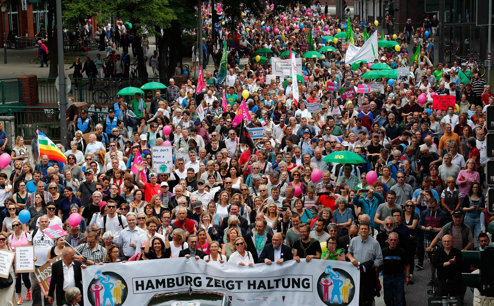 Milhares fazem manifestação contra o G20 na Alemanha