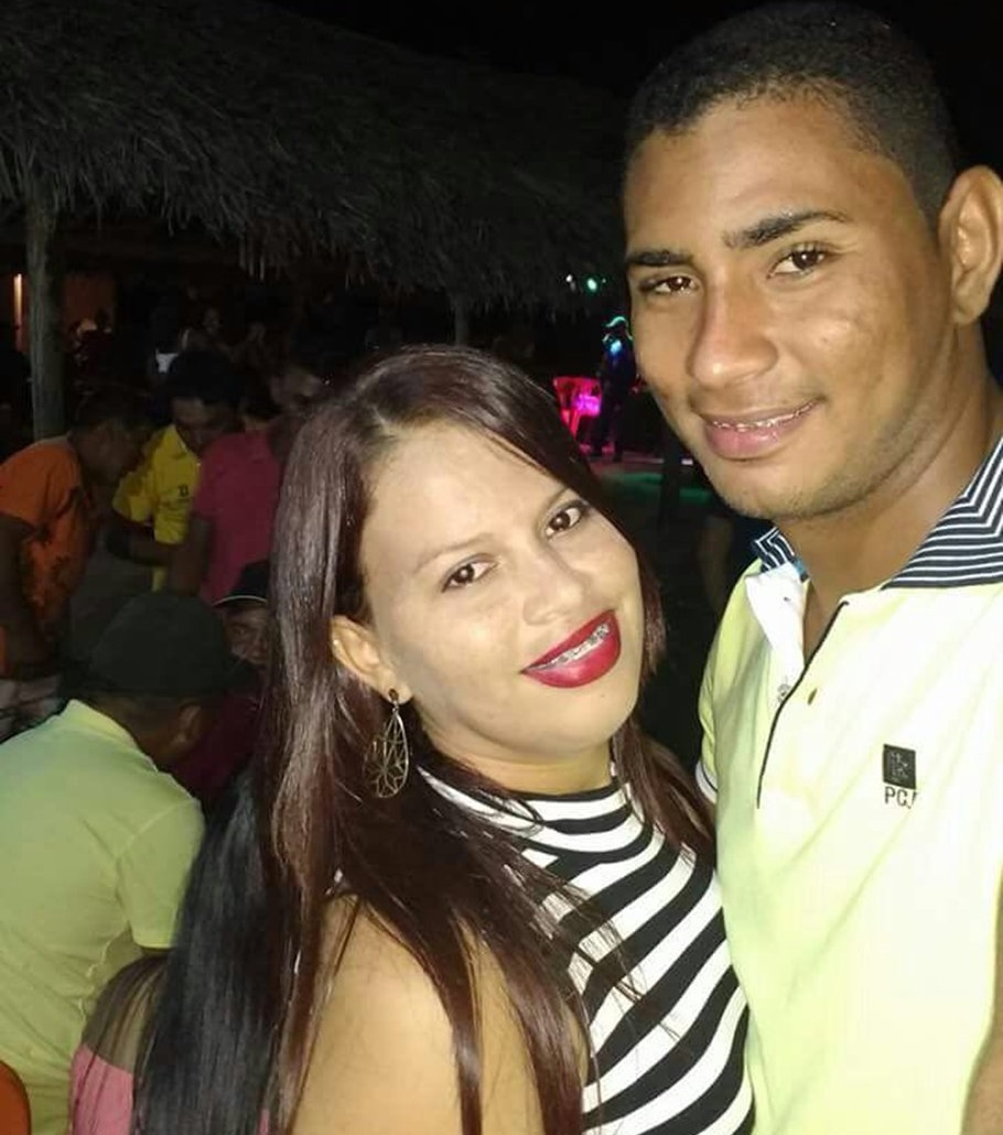 Tatiane e o namorado
