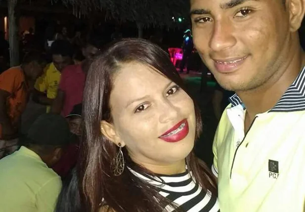 Tatiane e o namorado