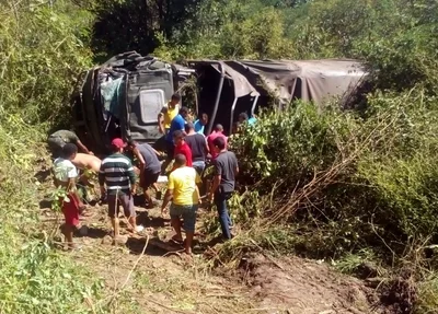 Acidente com caminhão do Exército