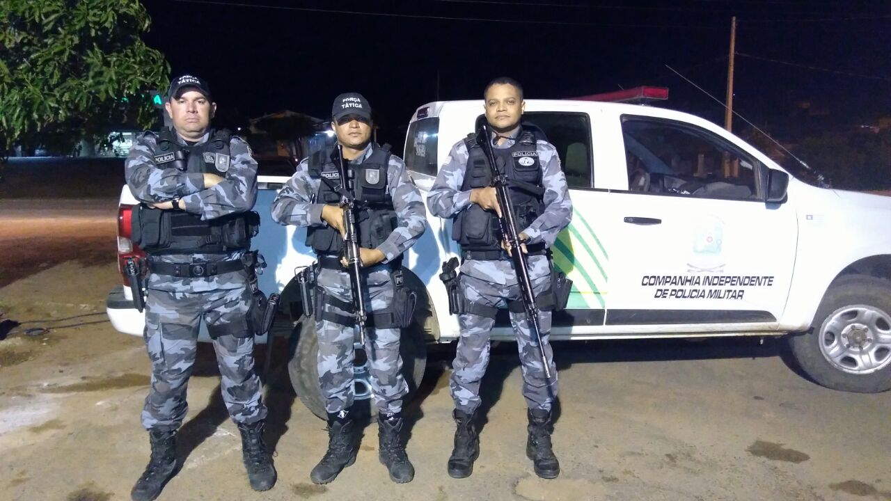 Policiais envolvidos na ocorrência 