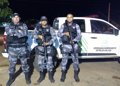 Policiais envolvidos na ocorrência 