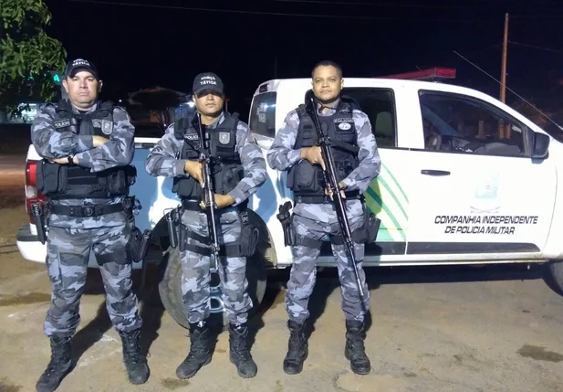Policiais envolvidos na ocorrência 