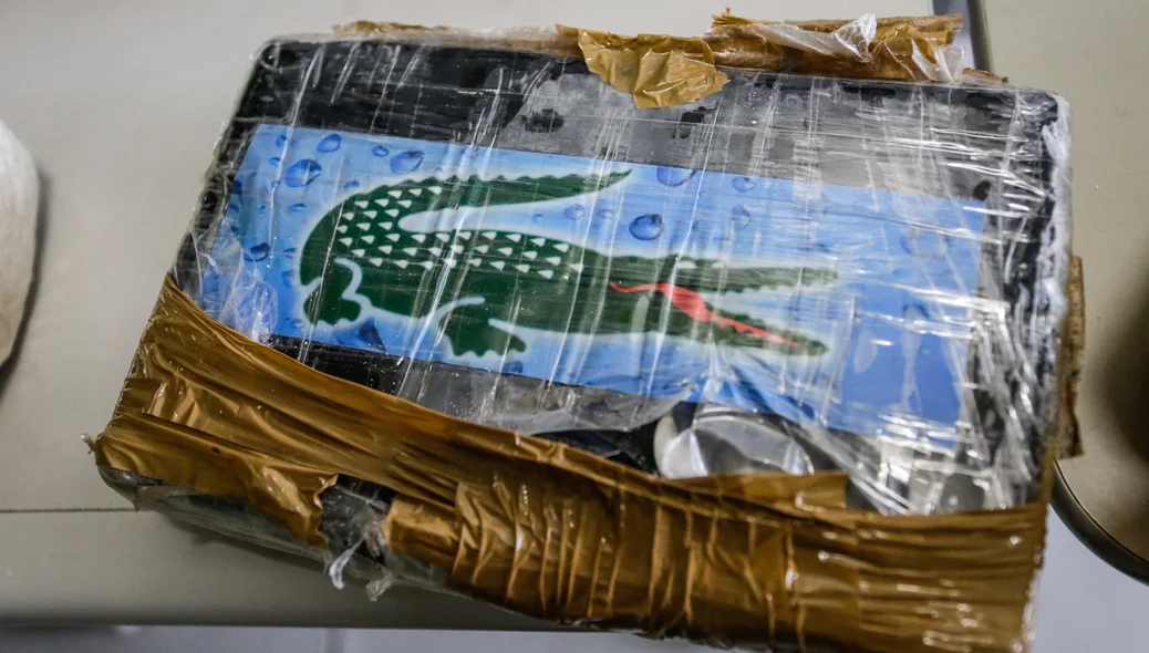 Cocaína apreendida 