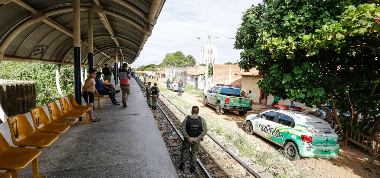 Estação de passageiros no bairro Ilhotas  