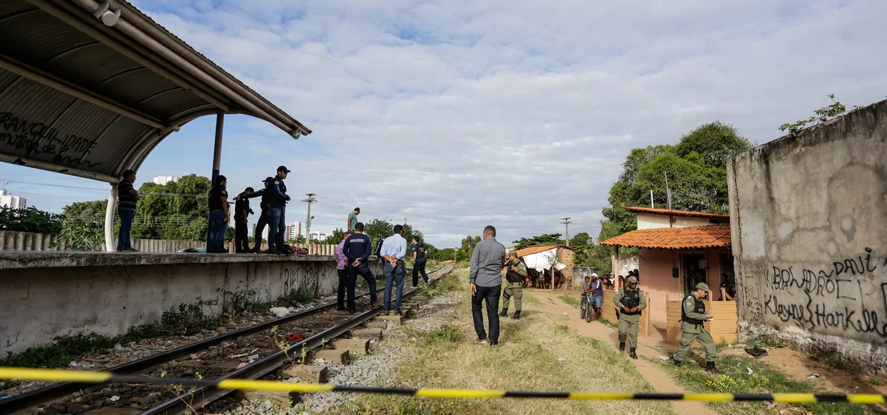 Homicídio na estação de metrô no Ilhotas  