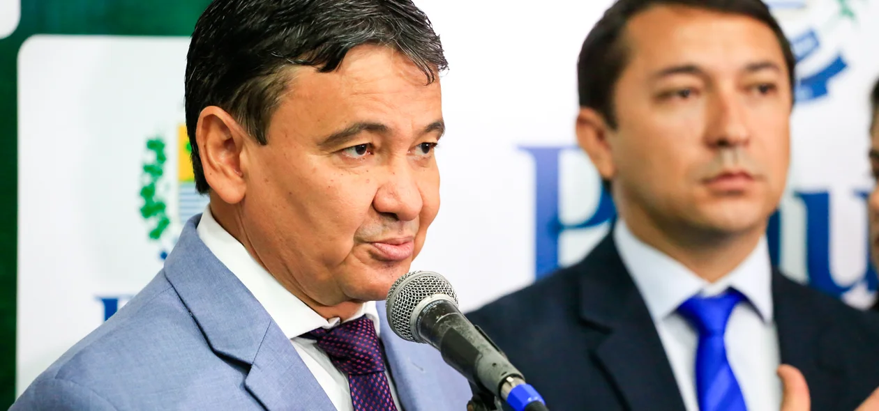 Wellington Dias e o prefeito Magno Soares