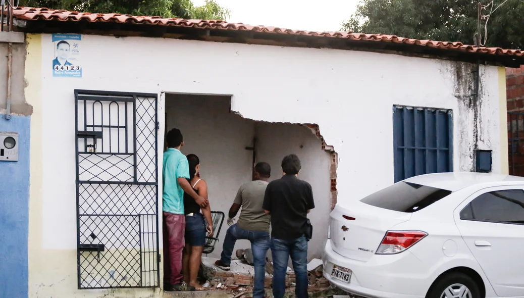 Casa onde o idoso morava  