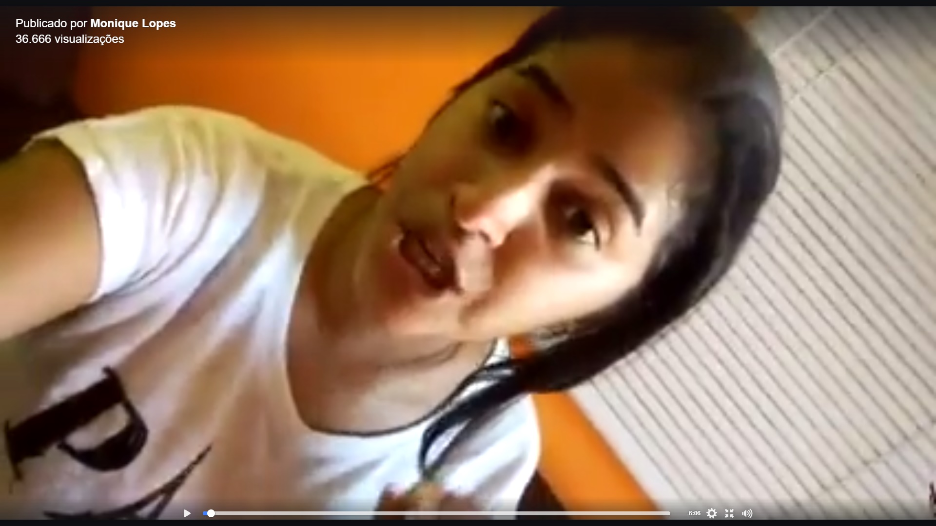 Monique Lopes postou vídeo em seu perfil no Facebook denunciando falhas nas medidas protetivas