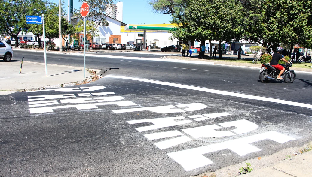 Nova sinalização nas avenidas de Teresina 