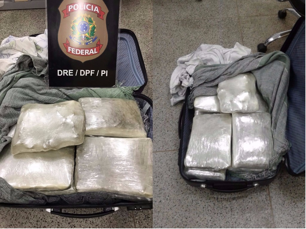 Polícia Federal apreendeu 10 kg de super maconha em Teresina