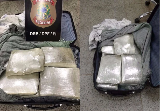 Polícia Federal apreendeu 10 kg de super maconha em Teresina