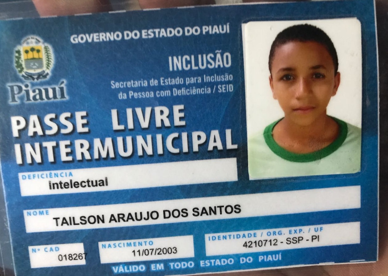 Tailson desapareceu na manhã desta terça-feira (18)