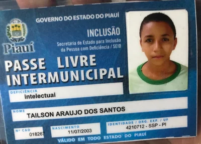 Tailson desapareceu na manhã desta terça-feira (18)