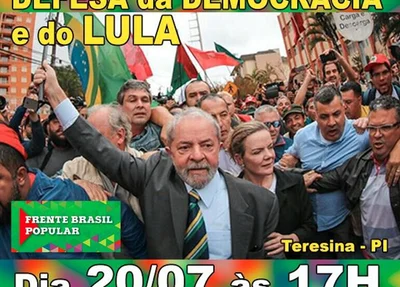 Ato em favor do Lula em Teresina