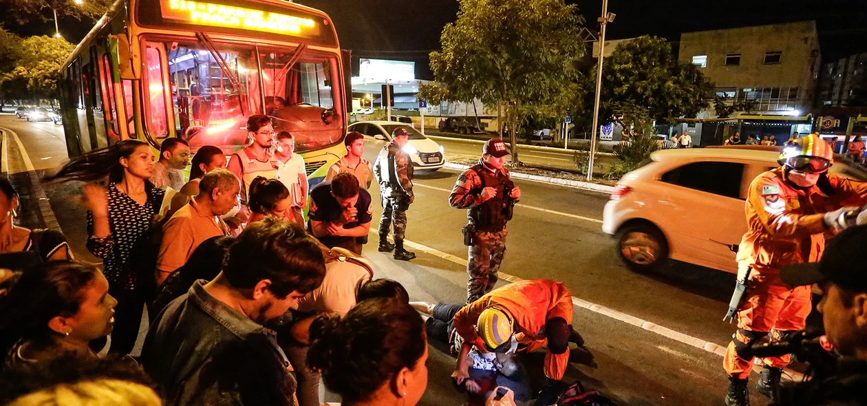 Atropelamento na avenida João XXIII 