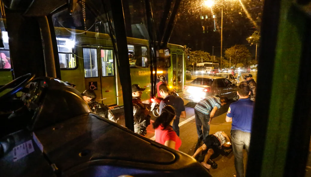 Ônibus atropelou senhora em avenida de Teresina 