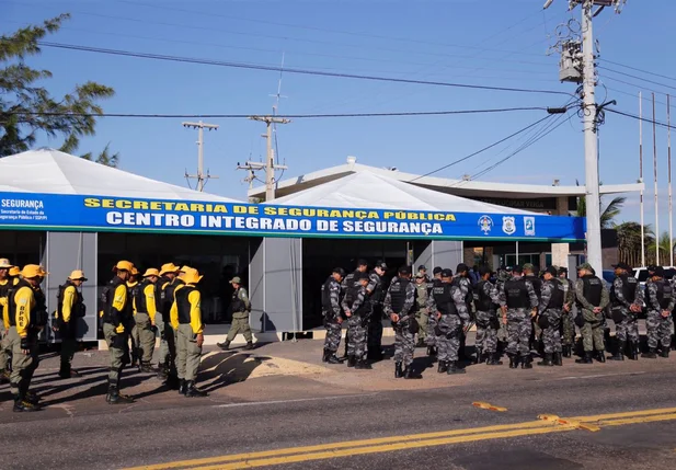 Secretaria de Segurança Pública montou centro integrado no litoral do estado